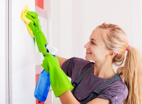 Local cleaner working in a Camberwell home interior