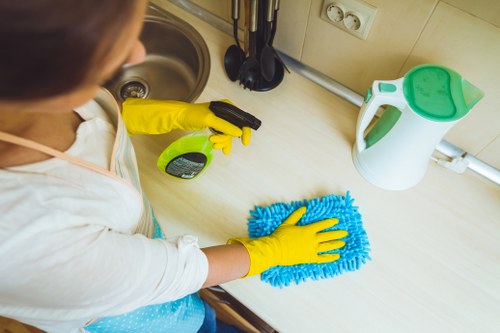 Customer complaint process for oven cleaning service