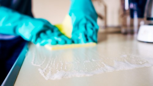 Professional bathroom deep cleaning in a Camberwell property