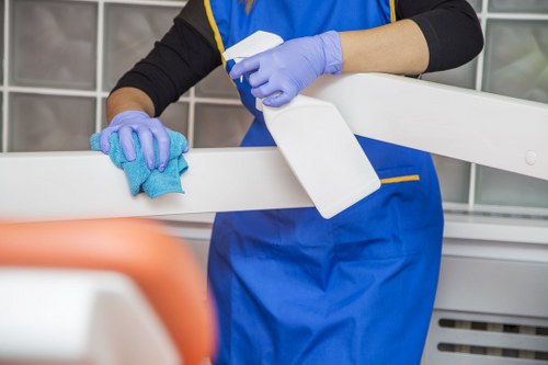 Domestic cleaning in a Camberwell kitchen and dining area